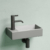 Раковина подвесная Ceramica Nova Element CN6051RMH антрацит матовый (410х225 мм, отверстие под смеситель слева)