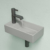Раковина подвесная Ceramica Nova Element CN6051RMH антрацит матовый (410х225 мм, отверстие под смеситель слева)