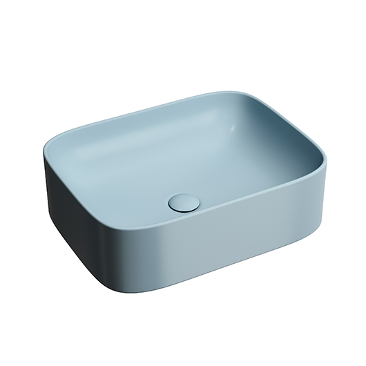 Раковина накладная Ceramica Nova Element CN6052ML голубой матовый (505х385 мм)