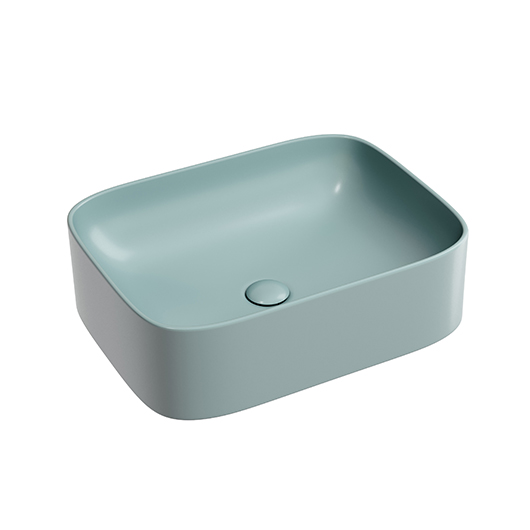 Раковина накладная Ceramica Nova Element CN6052MLG зеленый матовый (505х385 мм)