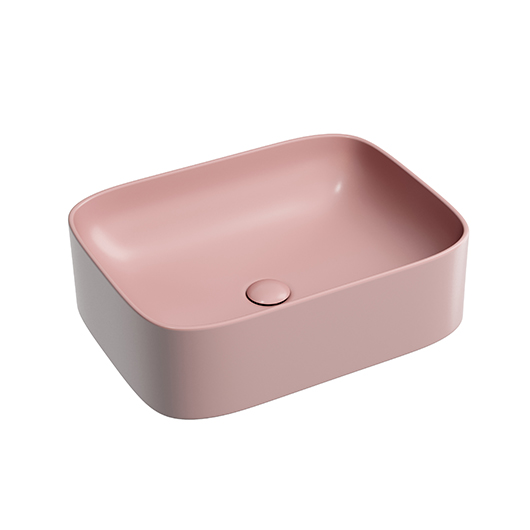 Раковина накладная Ceramica Nova Element CN6052MP розовый матовый (505х385 мм)