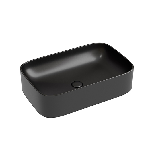 Раковина накладная Ceramica Nova Element CN6053MB черный матовый (605х380 мм)