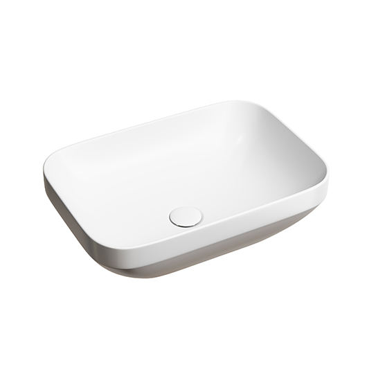 Раковина накладная Ceramica Nova Element CN6055MW белый матовый (495х370 мм)