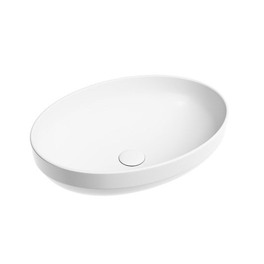 Раковина накладная Ceramica Nova Element CN6056MW белый матовый (502х365 мм)