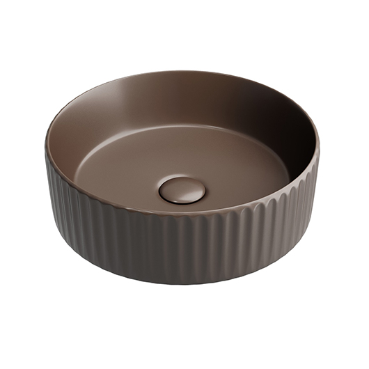 Раковина накладная Ceramica Nova Element CN6057MDB темно-коричневый матовый (360х360 мм)