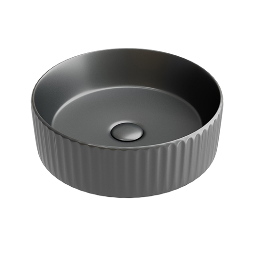 Раковина накладная Ceramica Nova Element CN6057MDH темный антрацит матовый (360х360 мм)