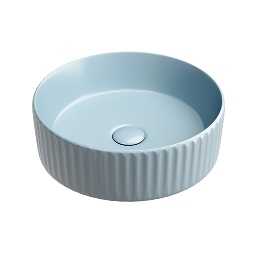 Раковина накладная Ceramica Nova Element CN6057ML голубой матовый (360х360 мм)