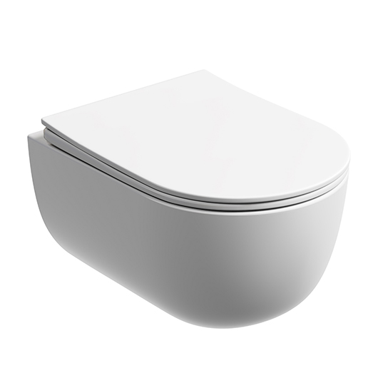 Унитаз подвесной Ceramica Nova Modena Rimless CN6063MW белый матовый, безободковый