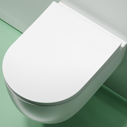 Унитаз подвесной Ceramica Nova Modena Rimless CN6063MW белый матовый, безободковый