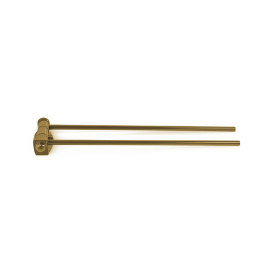 Полотенцедержатель двойной Stil Haus Hashi HS16(18) (матовое золото)