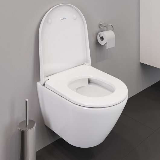 Чаша подвесного унитаза Duravit D-Neo Rimless 2588090000 безободковая, компакт