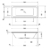 Ванна акриловая Duravit D-Code 180х80 700101000000000