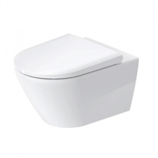 Чаша подвесного унитаза Duravit D-Neo Rimless 2577090000 безободковая
