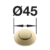 Пневмокнопка для измельчителя Blanco FWD 526769 (satin gold)