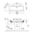 Раковина Duravit Me by Starck 2361120024 (1230х490 мм)