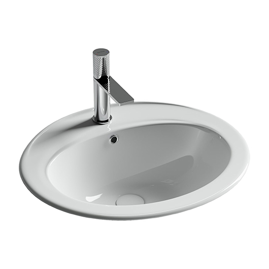 Раковина встраиваемая сверху Ceramica Nova Sun CN6079 (565х495 мм)