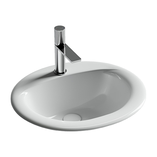Раковина встраиваемая сверху Ceramica Nova Sun CN6080 (515х455 мм)