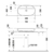 Раковина накладная Duravit Luv 0380700000 (700х400 мм)