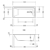 Ванна акриловая Duravit No.1 150х70 700487000000000
