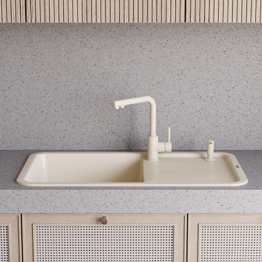 Дозатор Omoikiri OM-02-P BE ваниль (4975017)