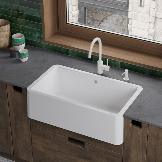 Дозатор Omoikiri OM-02-P WH белый (4975019)