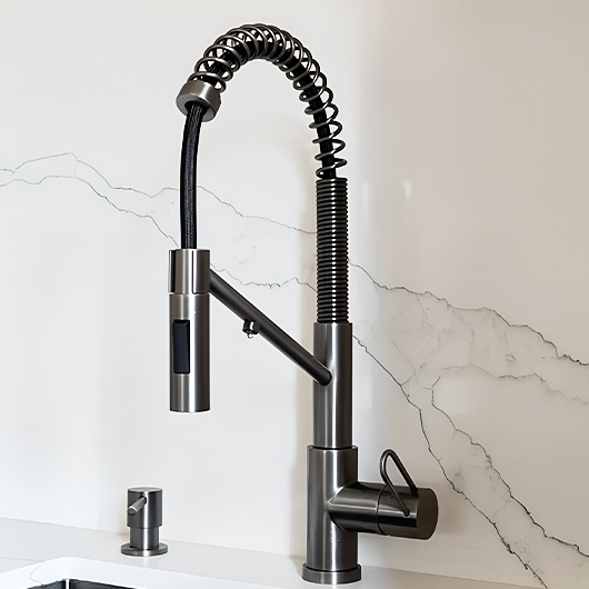 Дозатор Omoikiri OM-03 GM вороненая сталь (4995043)