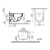 Комплект унитаза с инсталляцией Vitra Sento 9830B003-7211 (3 в 1)