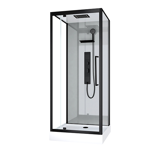 Душевая кабина Acquazzone Nikita 100SL Black (1000х1000 мм)