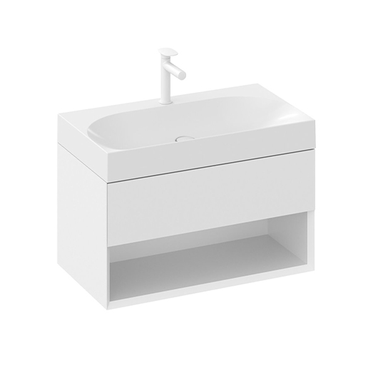 Тумба под раковину Ravak SD Lite 80 X000001861 (белый глянец, 800х450 мм)