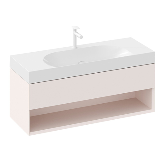 Тумба под раковину Ravak SD Lite 120 X000001872 (Alabaster Pink, 1200х450 мм)
