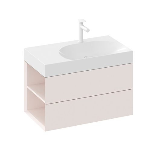 Тумба под раковину Ravak SD Lite 80 L X000001878 (Alabaster Pink, 800х450 мм, левая)