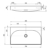 Раковина Ravak Ravak Lite 80 XJX01380001 (800х450 мм)