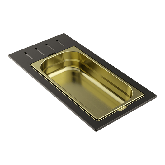 Контейнер Omoikiri DC-01-1 LG светлое золото (4999039)