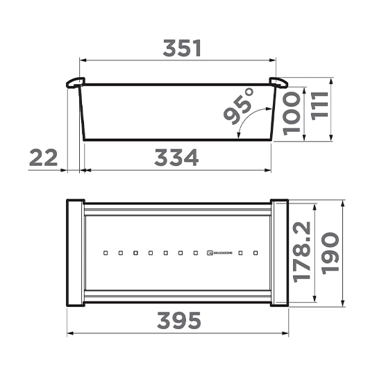 Коландер Omoikiri CO-05 GM вороненая сталь (4999059)