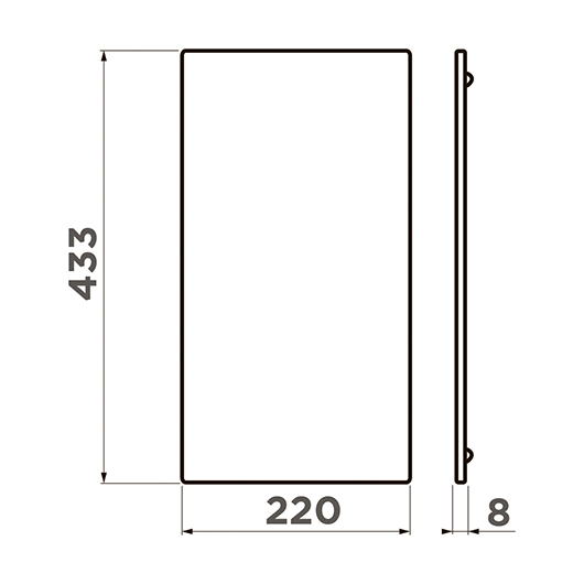 Разделочная доска Omoikiri CB-Sintesi-M WD wood (4999097)