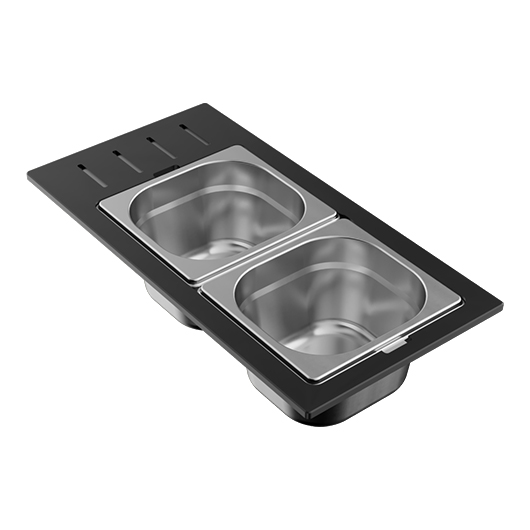 Контейнер Omoikiri DC-02-2 IN нержавеющая сталь (4999075)