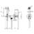 Гигиенический набор Bossini Paloma Flat Mixer Set E34003B.030 (хром)