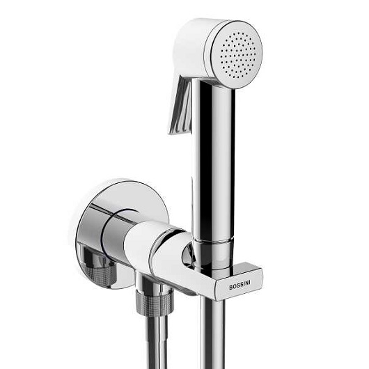 Гигиенический набор Bossini Paloma Flat Mixer Set E34003B.030 (хром)