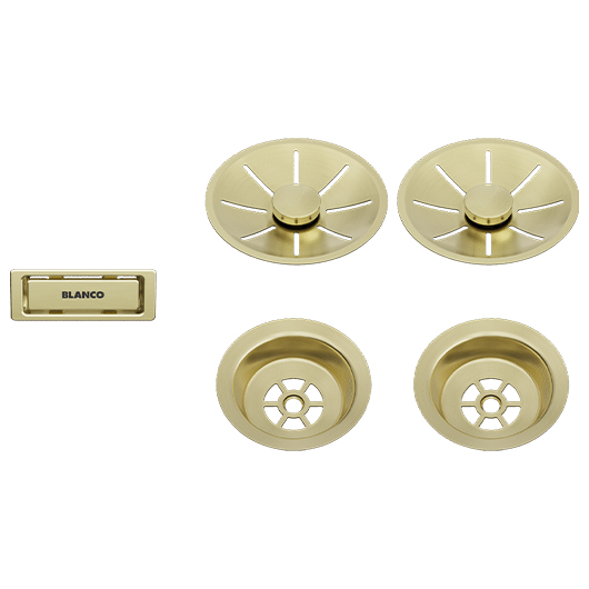 Набор декоративных элементов Blanco 203477 (satin gold, две чаши)