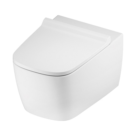 Чаша подвесного унитаза TECE TECEneo 9700209 безободковая, Cyclon Flush, с покрытием Cera Clean