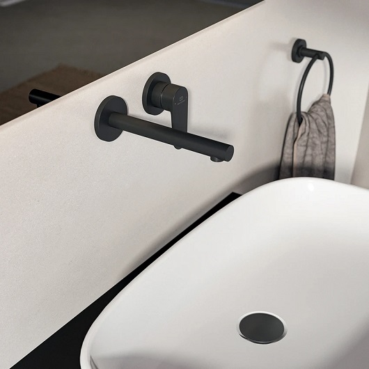 Смеситель для раковины Ideal Standard Ceralife O BE019XG черный матовый