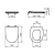 Сиденье с крышкой для унитаза Ideal Standard i.life O Slim T572401 (SoftClose)