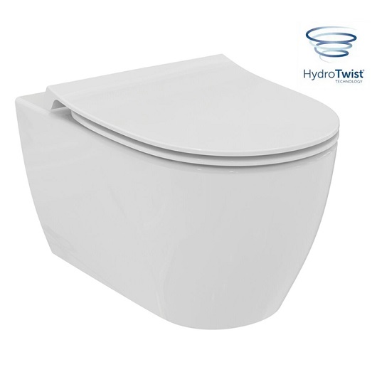 Чаша подвесного унитаза Ideal Standard i.life O HydroTwist T568001 безободковая