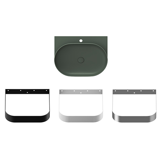 Раковина Ravak Yard 600 XJX08260000 (600х500мм, зеленый матовый)