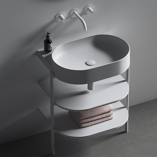 Раковина Ravak Yard 600 XJX0E060000 (600х500мм, без отверстия под смеситель, белый матовый)