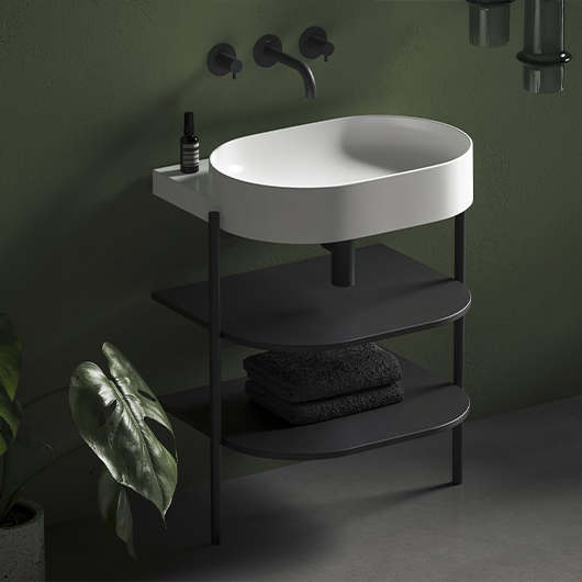 Раковина Ravak Yard 600 XJX0E060000 (600х500мм, без отверстия под смеситель, белый матовый)