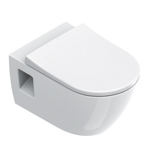 Чаша подвесного унитаза Catalano Sfera 0511650001 безободковая