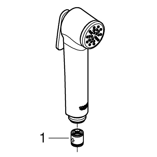 Гигиенический комплект Grohe BauClassic 129186