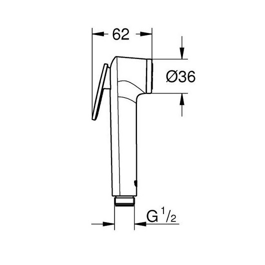 Гигиенический комплект Grohe BauClassic 129186