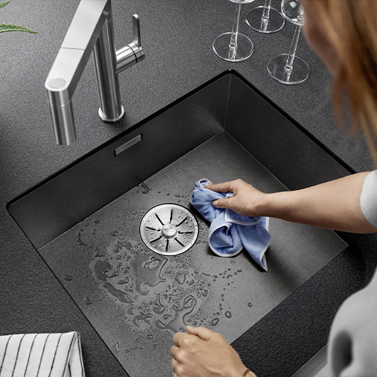 Мойка Blanco Zerox 500-U 526243 Dark Steel (540х440 мм)